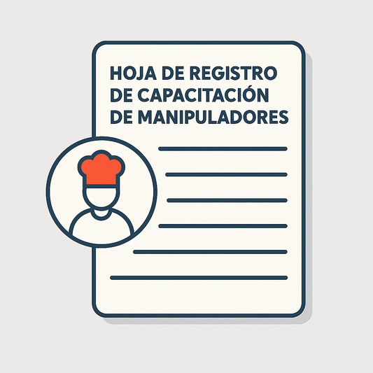 Hoja de Registro de Capacitación de Manipuladores