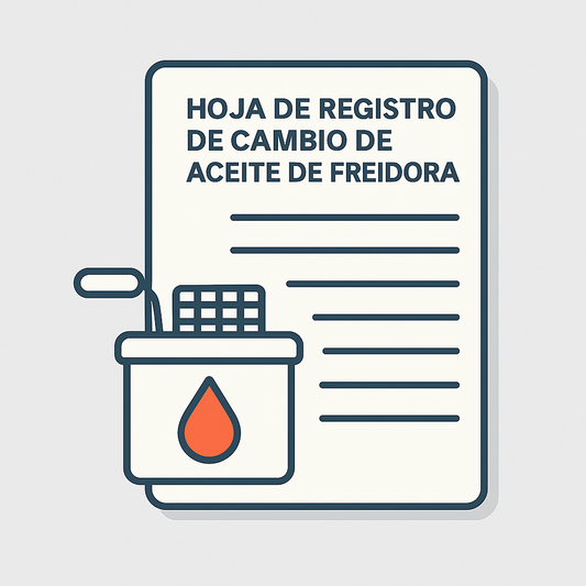 Hoja de Registro de Cambio de Aceite de Freidora
